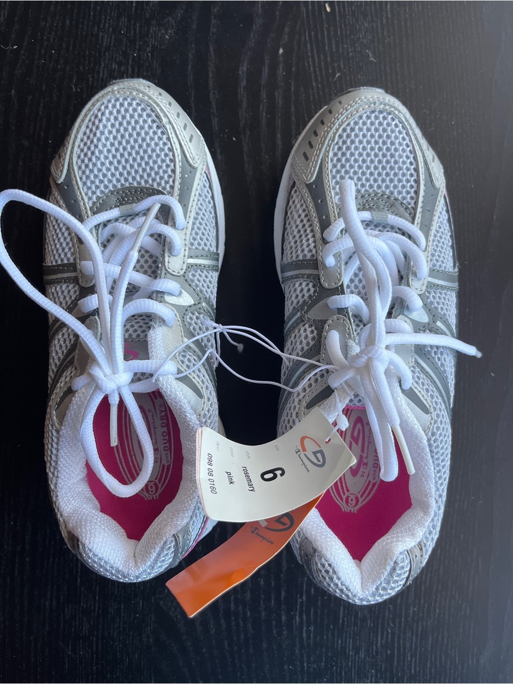 (Original $27.99) C9 Champion Women Athletic Running Shoes Size 6 Grey Pink NWT